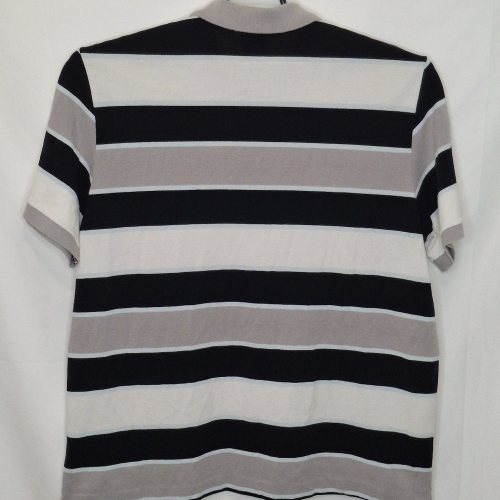 Lacoste Striped Pique Polo Shirt Size XXL (7) - Picture 12 of 13